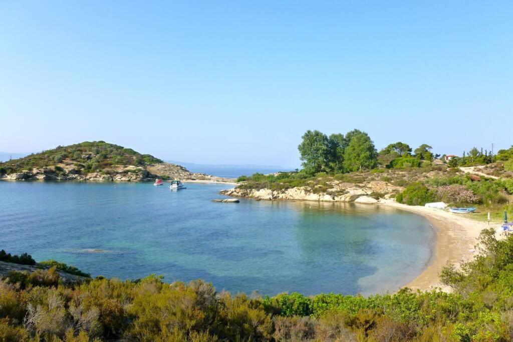 Havikee, Private Beach Villa! Ormos Panagias Exterior foto
